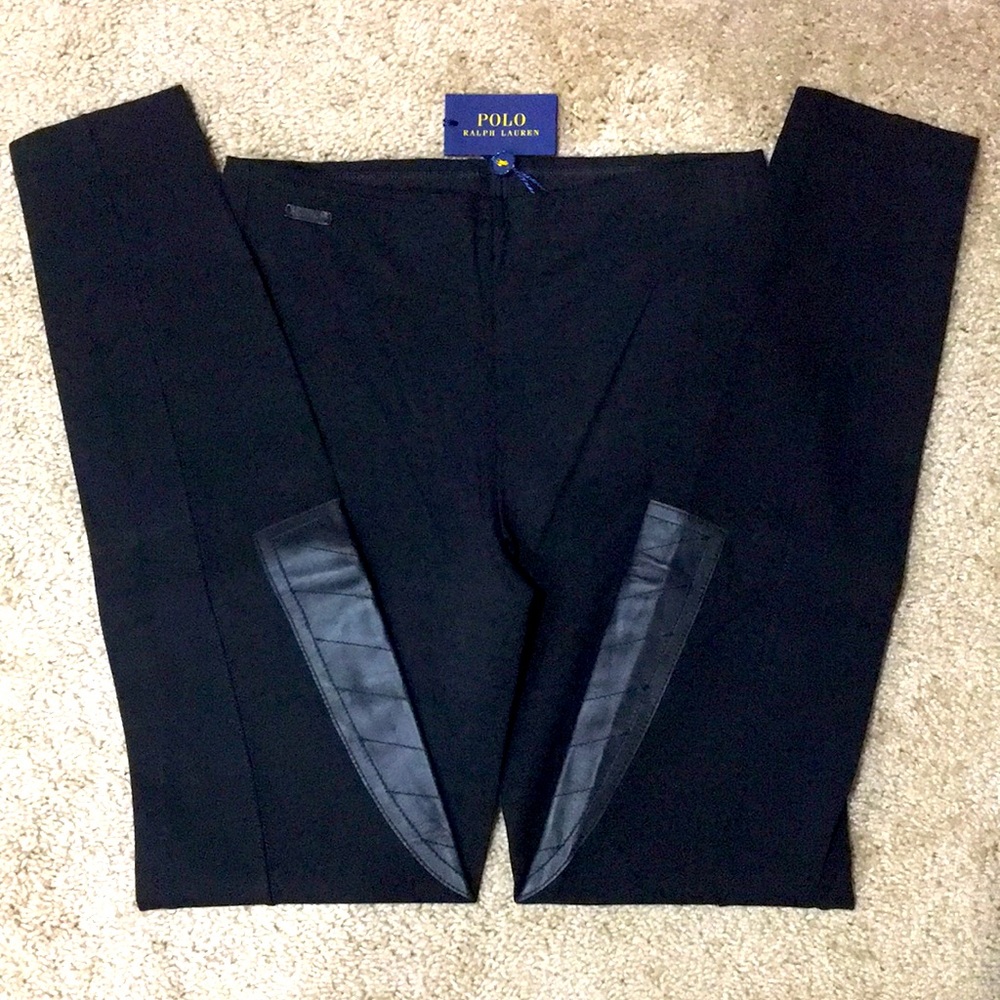 ❤️ RALPH LAUREN ❤️ COLLECTION LUXURY POLO RALPH LAUREN BLUE LABEL LEGGING . - Picture 2 of 12